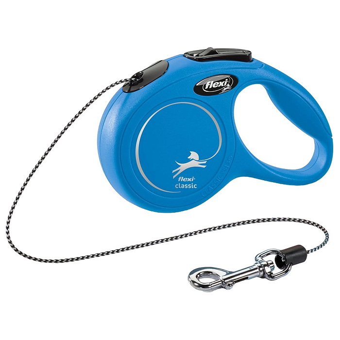 flexi рулетка New Classic XS (до 8 кг) 3 м трос синяя