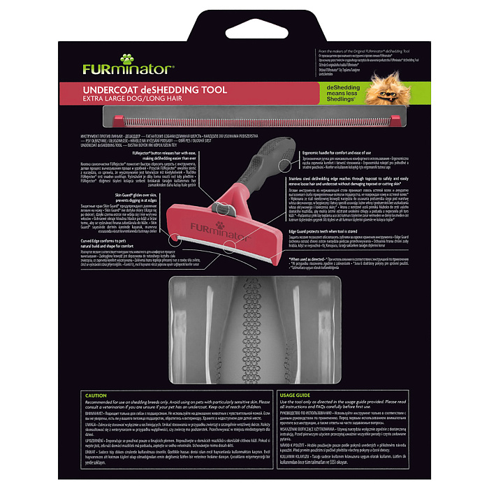 Фурминатор FURminator XL для гигантских собак с длинной шерстью