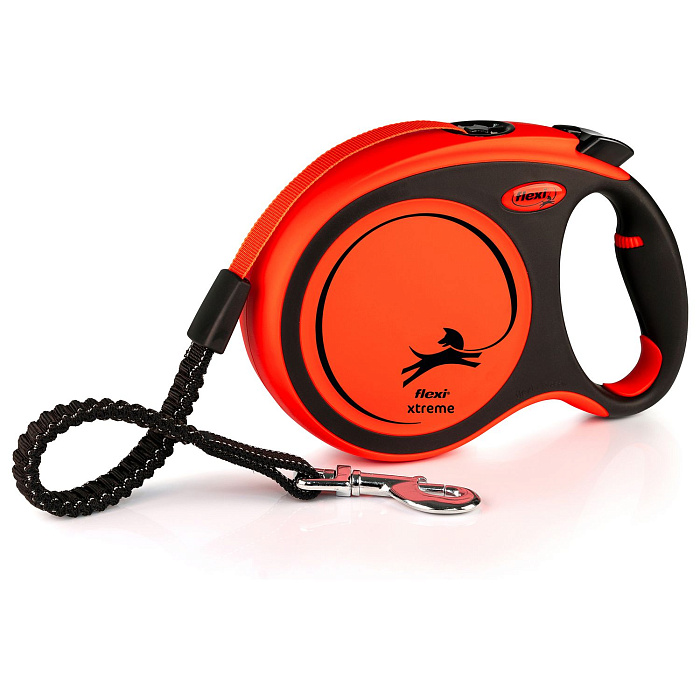 flexi рулетка Xtreme L (до 55 кг) 8 м лента оранжевая