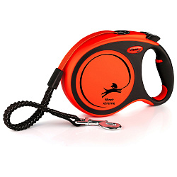 flexi рулетка Xtreme L (до 55 кг) 8 м лента оранжевая