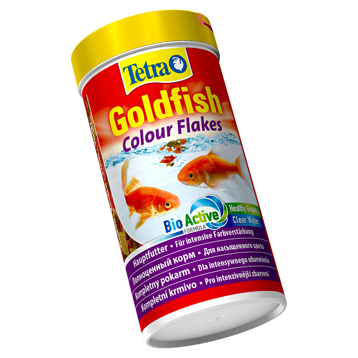 TetraGoldfish Colour корм в хлопьях для улучшения окраса золотых рыб 250 мл