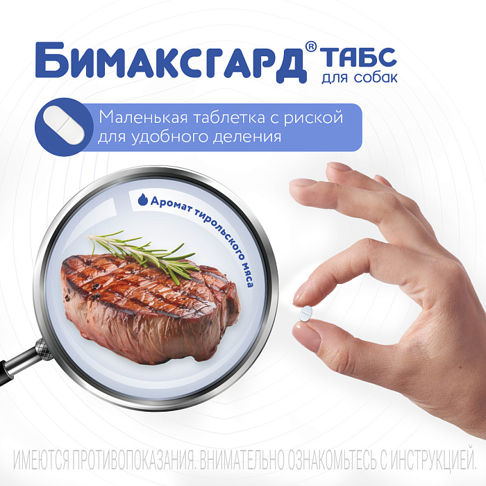 Бимаксгард® ТАБС антигельминтный препарат для щенков и маленьких собак, 2 таб.