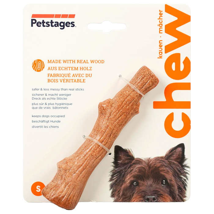 Petstages игрушка для собак Dogwood палочка деревянная 14 см малая