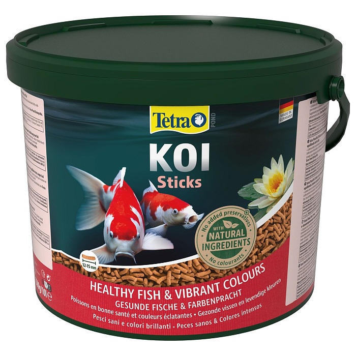 Tetra Pond Koi Sticks основной корм для кои палочки 10 л