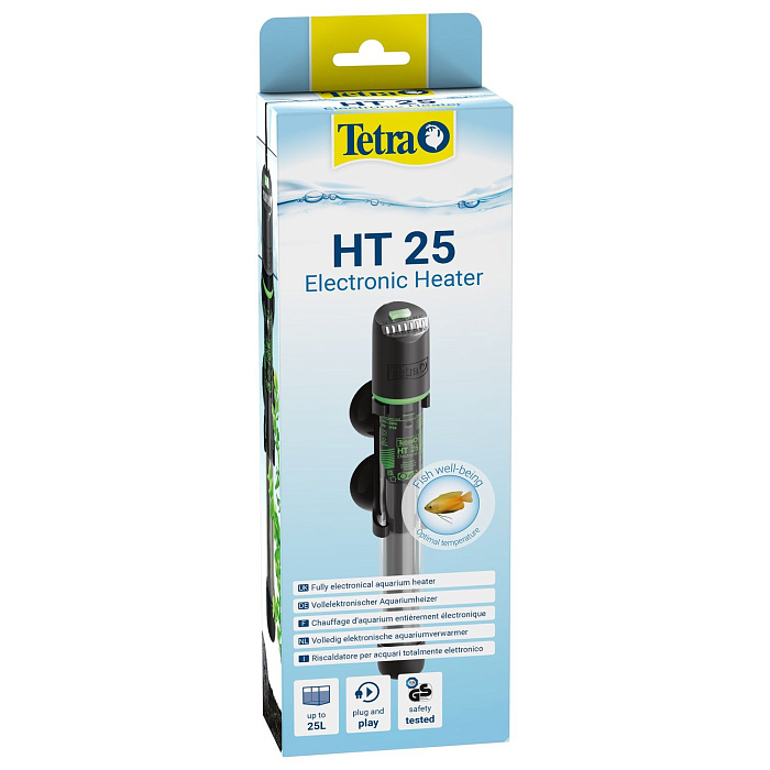 Нагреватель электронный Tetra HT 25 Вт для аквариумов 10-25л