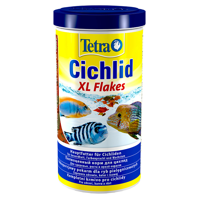 TetraCichlid XL корм для всех видов цихлид, крупные хлопья 1 л