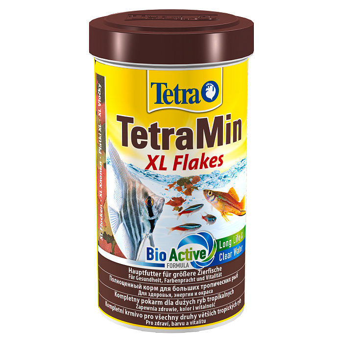 TetraMin XL корм для всех видов рыб крупные хлопья 500 мл