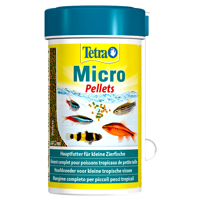Tetra Micro Pellets корм для мелких видов рыб 100 мл