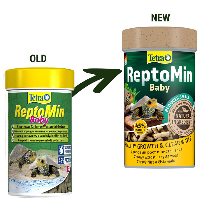 Tetra ReptoMin Baby корм для молоди водных черепах 100 мл