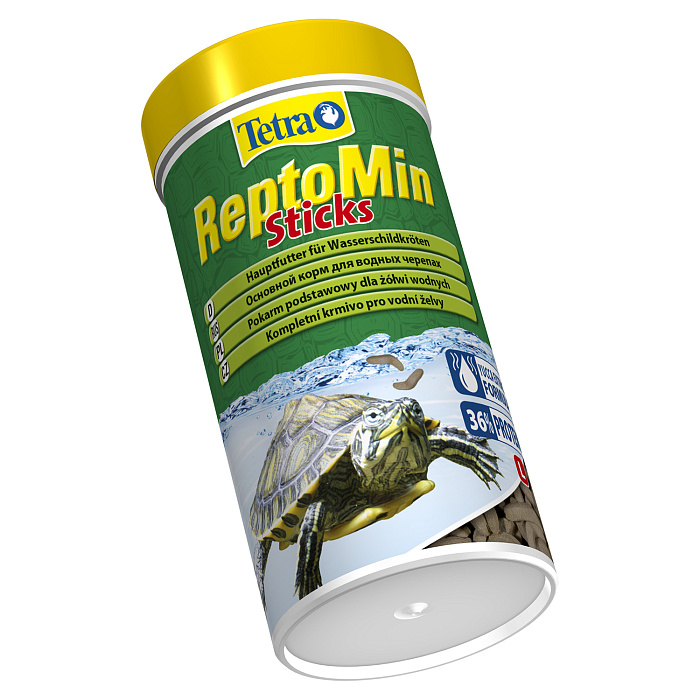 Tetra ReptoMin корм в виде палочек для водных черепах 250 мл