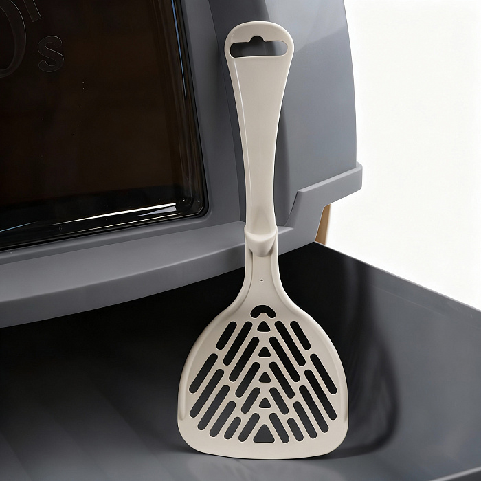 Био-туалет MPS 80'S MAXI для крупных кошек с выдвижным лотком 62х47х49см, серый