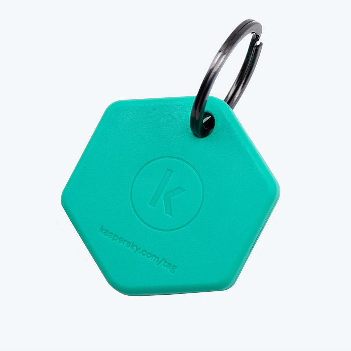 Умный трекер Kaspersky Tag с силиконовым чехлом