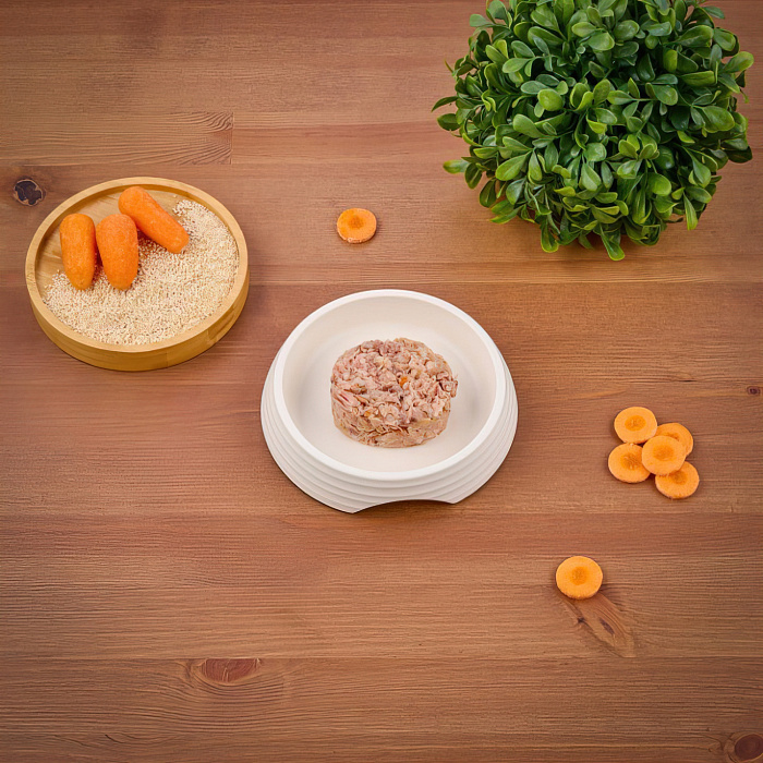 Влажный корм Monge Supreme kitten для котят из тунца с киноа и мини-морковью, паучи 80 г