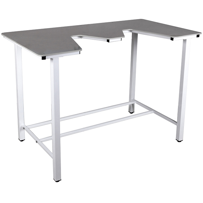 ТД ВЕТ Стол ветеринарный СВУ-18 для УЗИ, пластик, 1320x720x900, каркас белый