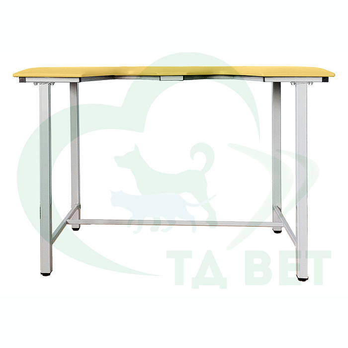 ТД ВЕТ Стол ветеринарный СВУ-5 для УЗИ, 1320x720x900, каркас серый, бежевая обивка