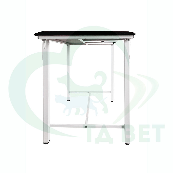 ТД ВЕТ Стол ветеринарный СВУ-5 для УЗИ, 1320x720x900, каркас белый, черная обивка