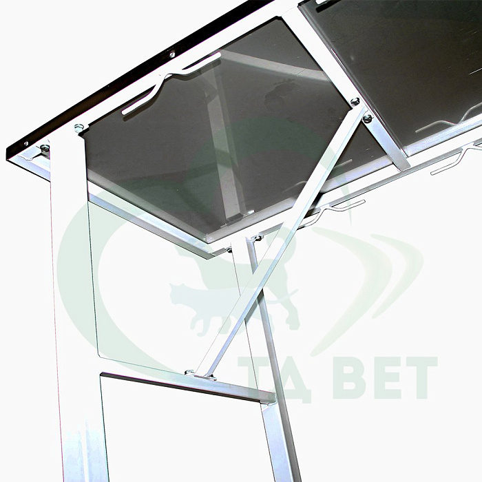 ТД ВЕТ (из наличия) Стол ветеринарный универсальный СВУ-4 усил.каркас, 1300x600x900h мм