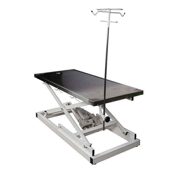 ТД ВЕТ Стол VETBOT-71.1300 со сливом, со штативом, электр, 1300x600x(330- 1050)h мм (каркас белый)