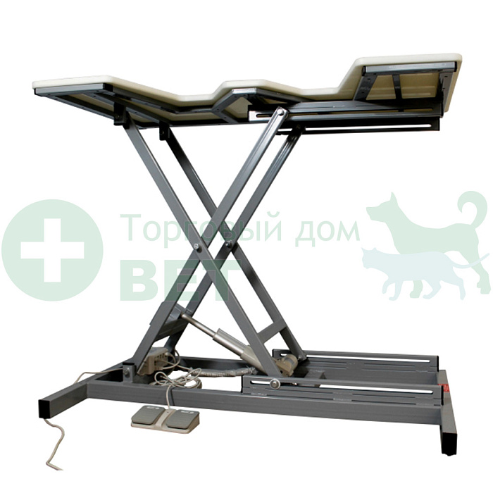 ТД ВЕТ Стол для УЗИ без дверец VETBOT-74, столешница пластик, электропривод, 1320x720x(300- 1050)h мм (каркас серый)