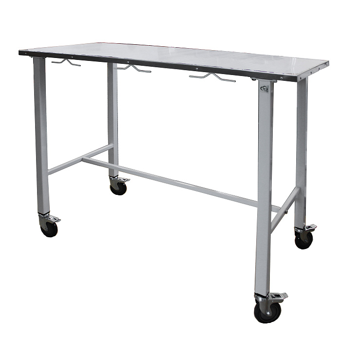 ТД ВЕТ Стол ветеринарный универсальный СВУ-3, 1300х600х900 мм (каркас белый)