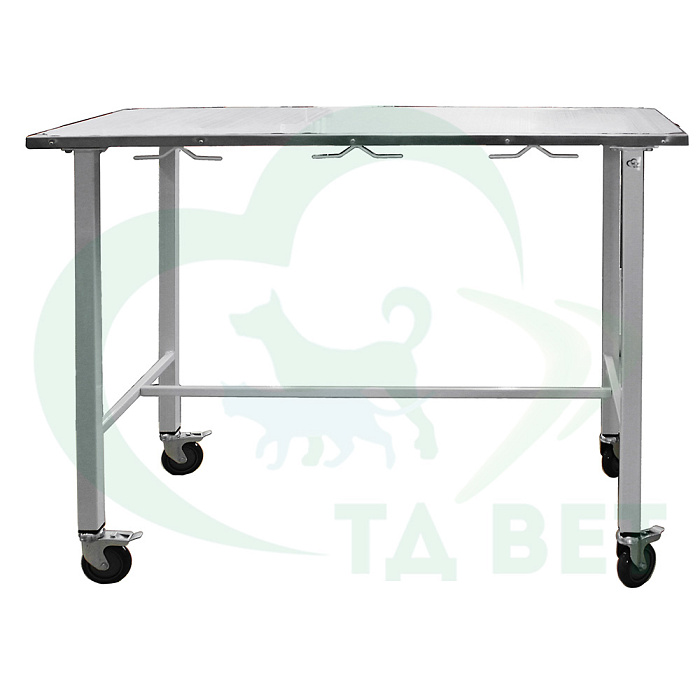 ТД ВЕТ Стол ветеринарный универсальный СВУ-3, 1300х600х900 мм (каркас белый)