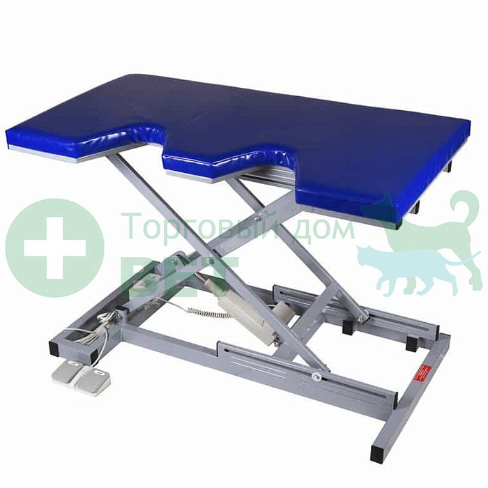 ТД ВЕТ Стол ветеринарный для УЗИ VETBOT-90, 1320x720x(330-1130)h (каркас серый, пульт ножной)