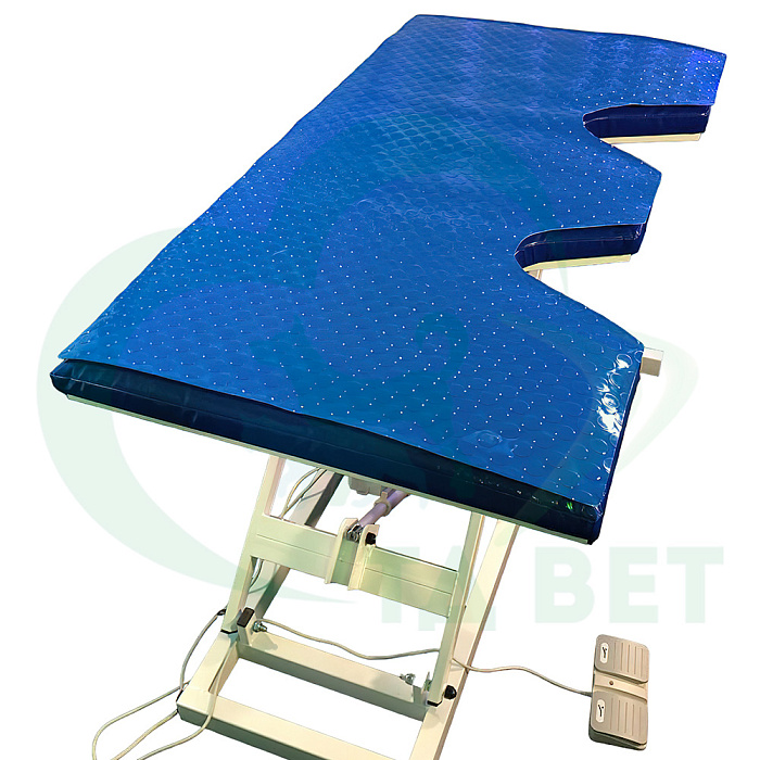 ТД ВЕТ Стол ветеринарный для УЗИ VETBOT-90, 1320x720x(330-1130)h (каркас серый, пульт ножной)