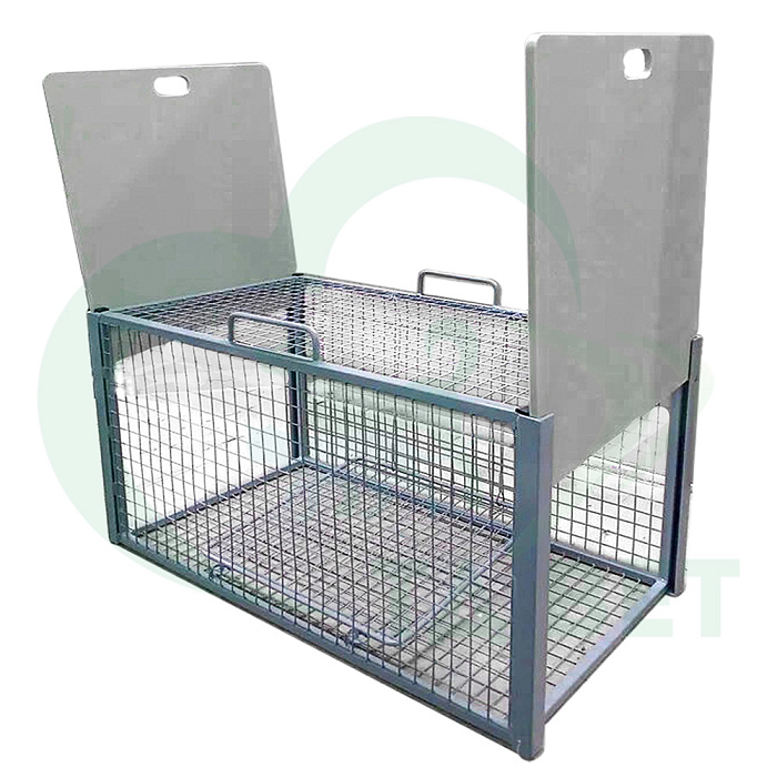 ТД ВЕТ Клетка-ловушка двухдверная КЛ-5, 1010x370x395(700)h мм