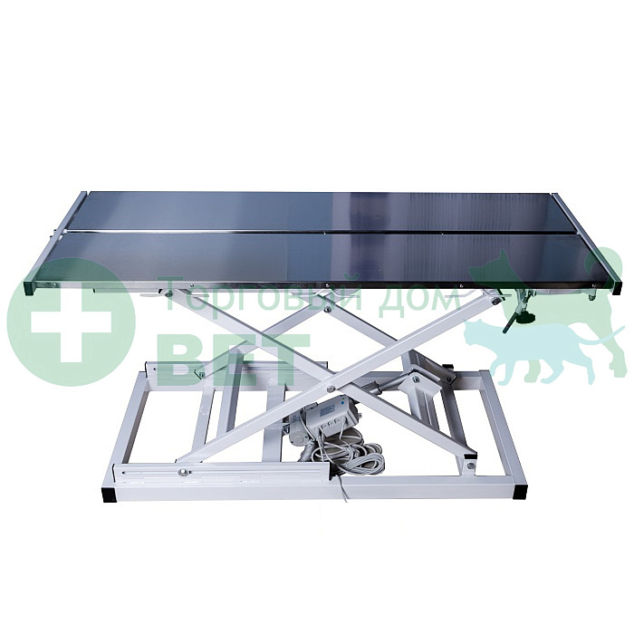 ТД ВЕТ Ветеринарный стол с электроприводом для хирургических операций Vetbot-91, 1500х600х(330- 1130h)  (каркас белый, пульт ручной)