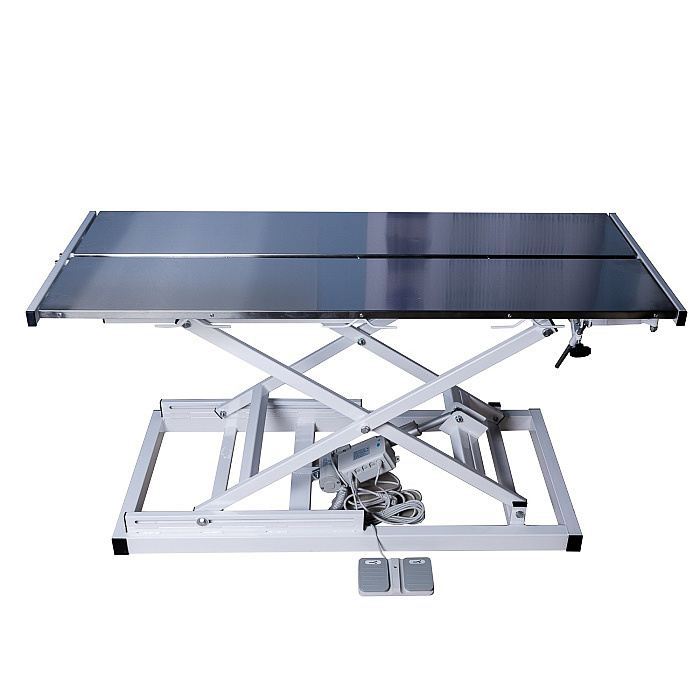 ТД ВЕТ Ветеринарный стол с электроприводом для хирургических операций Vetbot-91.01, 1300х600х(330- 1130h) (каркас серый, пульт ручной)