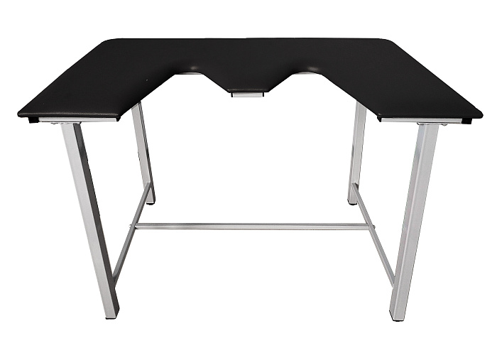 ТД ВЕТ Стол ветеринарный СВУ-5 для УЗИ, 1320x720x900, каркас серый, черная обивка