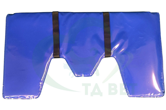 ТД ВЕТ Коврик - накладка ПВХ (угловатые вырезы) для ветеринарных столов для ЭХО и УЗИ 1320x720x30h мм