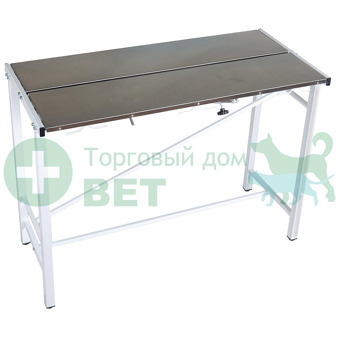 ТД ВЕТ (из наличия) Стол ветеринарный СВУ-8 V-образная столешница, П-образный каркас, 1350x625x980h мм