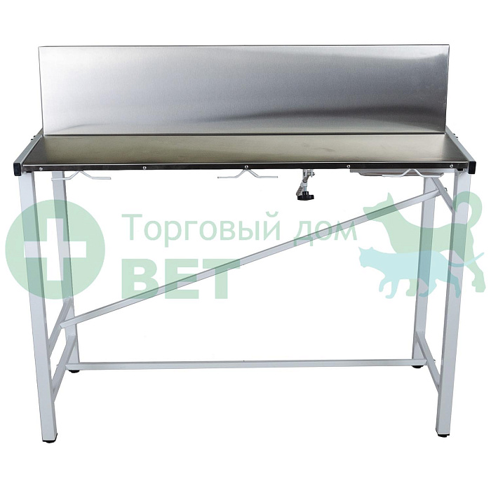 ТД ВЕТ (из наличия) Стол ветеринарный СВУ-8 V-образная столешница, П-образный каркас, 1350x625x980h мм