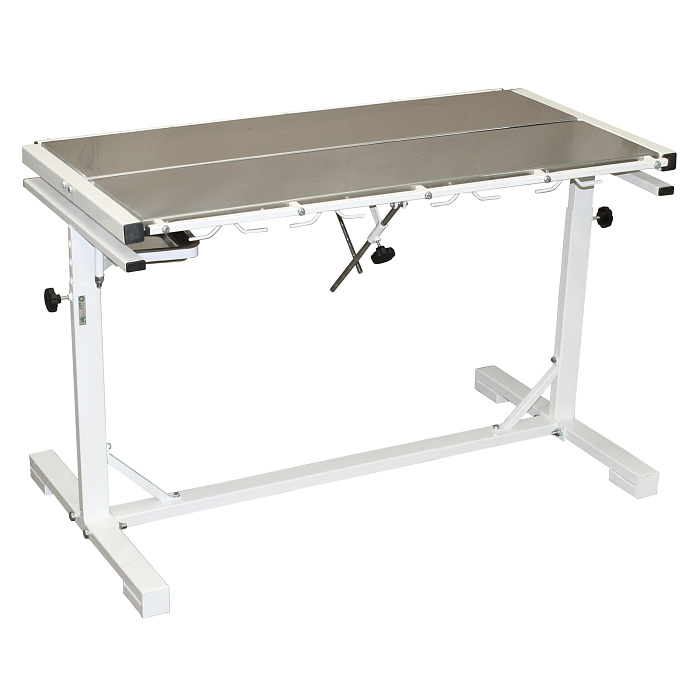 ТД ВЕТ Стол ветеринарный СВУ-37.02, 1290x700x700-1030h мм (каркас серый)