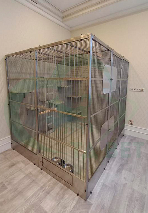 ТД ВЕТ Вольер для приматов, разборный, 2100х1800х1900h