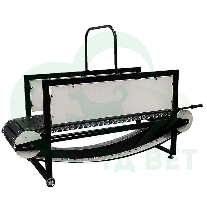 ТД ВЕТ Профессиональный беговой тренажёр для собак FriskyPet Модель 4 (размер бегового полотна 390х1400мм)