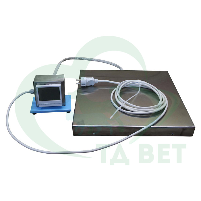 ТД ВЕТ Платформа-стол хирургический с подогревом для лабораторных животных 400х400х40h мм с опорами