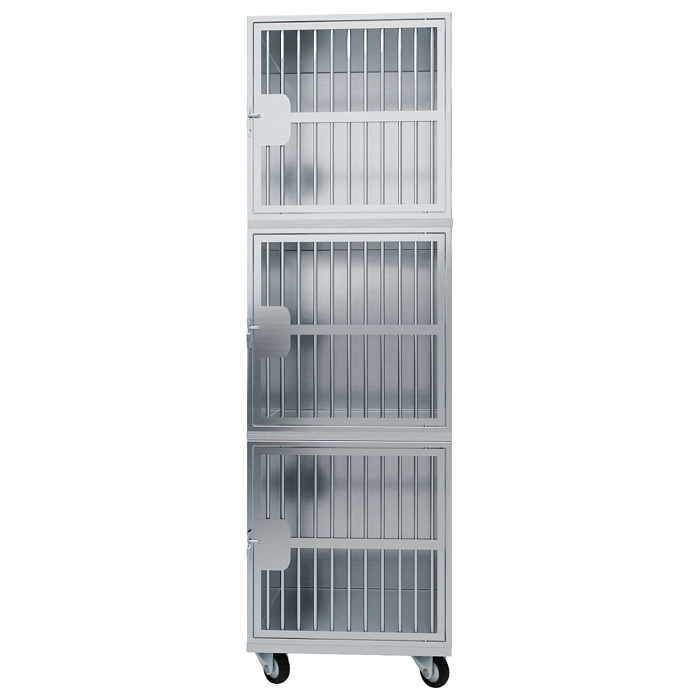 ТД ВЕТ Optima 3 Модуль на 3 клетки 600х600х1860(1960) мм с колесами.