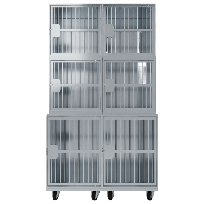 ТД ВЕТ Optima 6 Модуль на 6 клеток 1200х750(600)х2060(2160)  мм  с колесами