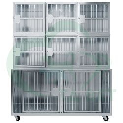 ТД ВЕТ Optima 8 Модуль на 8 клеток 1800х750(600)х2060(2160) мм с колесами