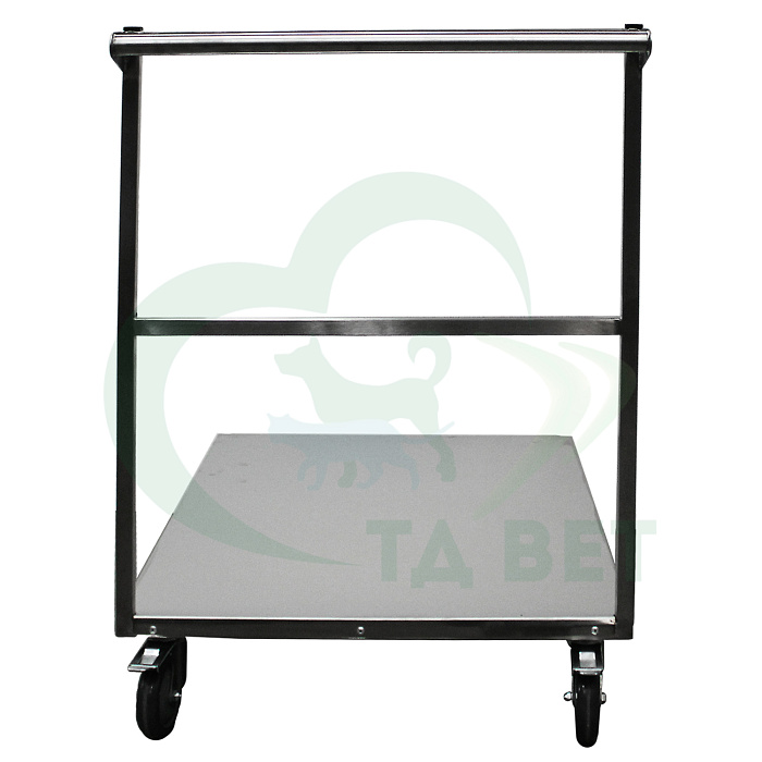 ТД ВЕТ Тележка из нержавеющей стали на колесах 900х600хх850h