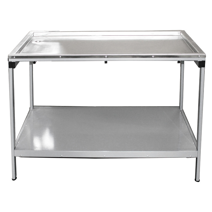 ТД ВЕТ Стол ветеринарный СВУ-63.01 для вскрытия животных 1200х600х800h