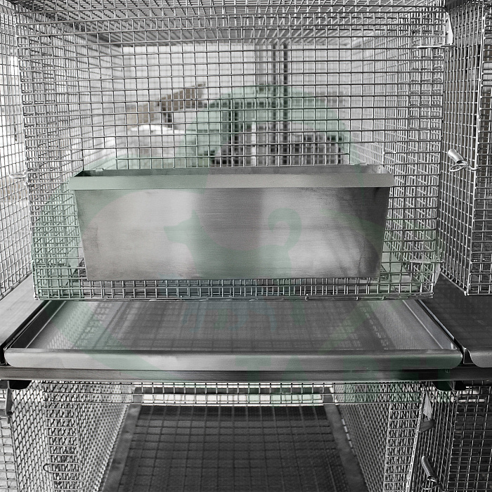 ТД ВЕТ Стеллаж с клетками для цыплят 1600х700х1700h