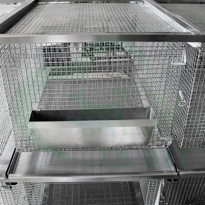 ТД ВЕТ Стеллаж с клетками для цыплят 1600х700х1700h