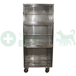 ТД ВЕТ Модуль клеток из нерж. стали, 3х ярусный  из 3 клеток 1/1/1, 800х500х1500(1660)h
