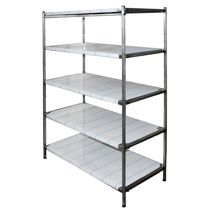 ТД ВЕТ Стеллаж для вивария (5 полок) 1200х551х1620(1725)h