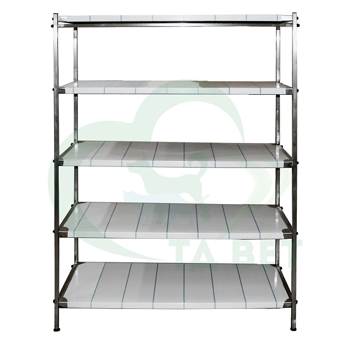 ТД ВЕТ Стеллаж для вивария (5 полок) 1200х551х1620(1725)h