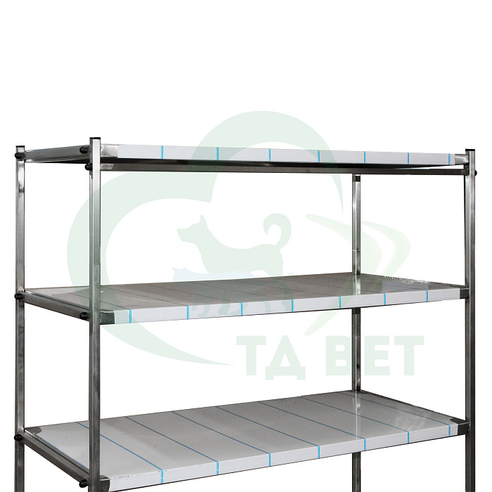 ТД ВЕТ Стеллаж для вивария (5 полок) 1200х551х1620(1725)h