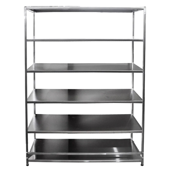 ТД ВЕТ Стеллаж 6 полок  разборный 1300х600х1680(1790)h на колесах